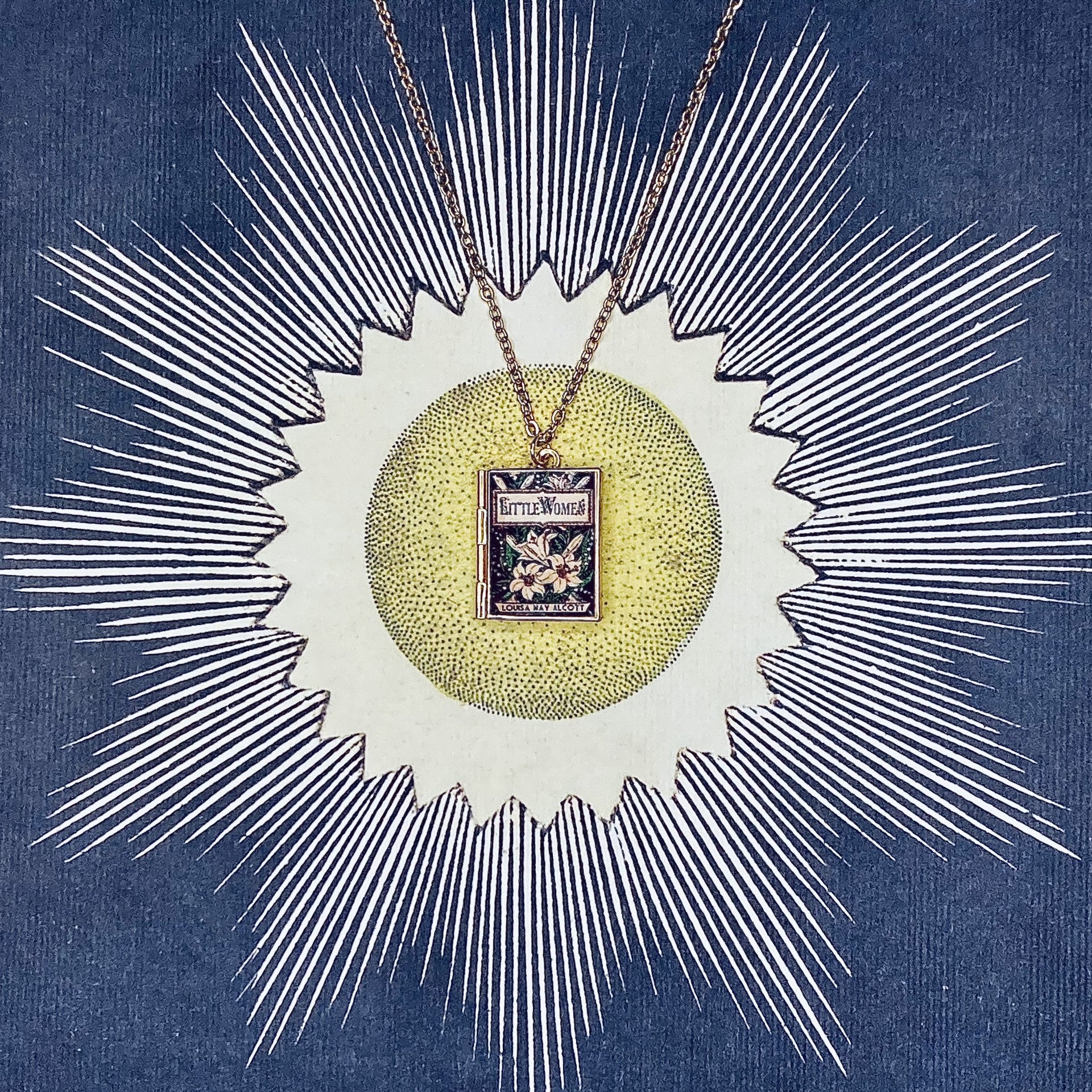 Little Women Storybook Locket Necklace- Lily Series