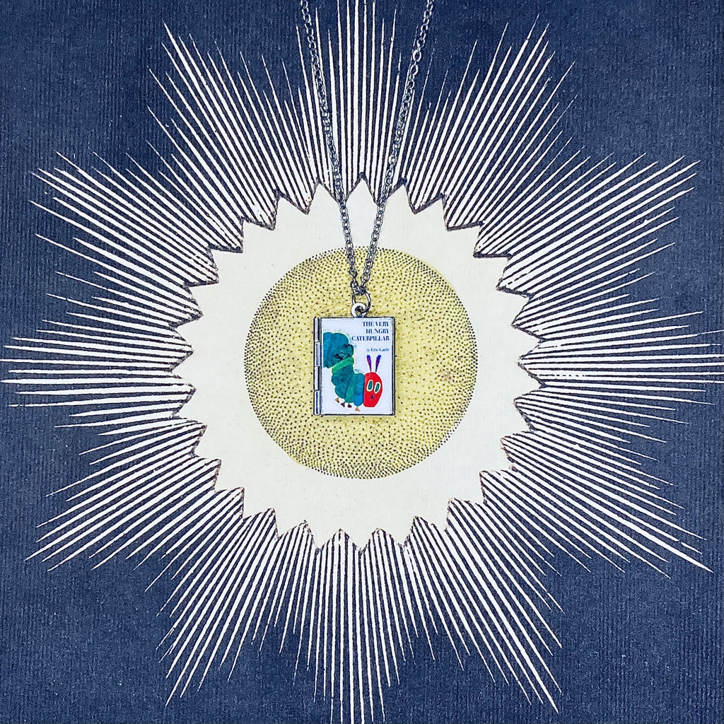 The Very Hungry Caterpillar Storybook Locket Necklace