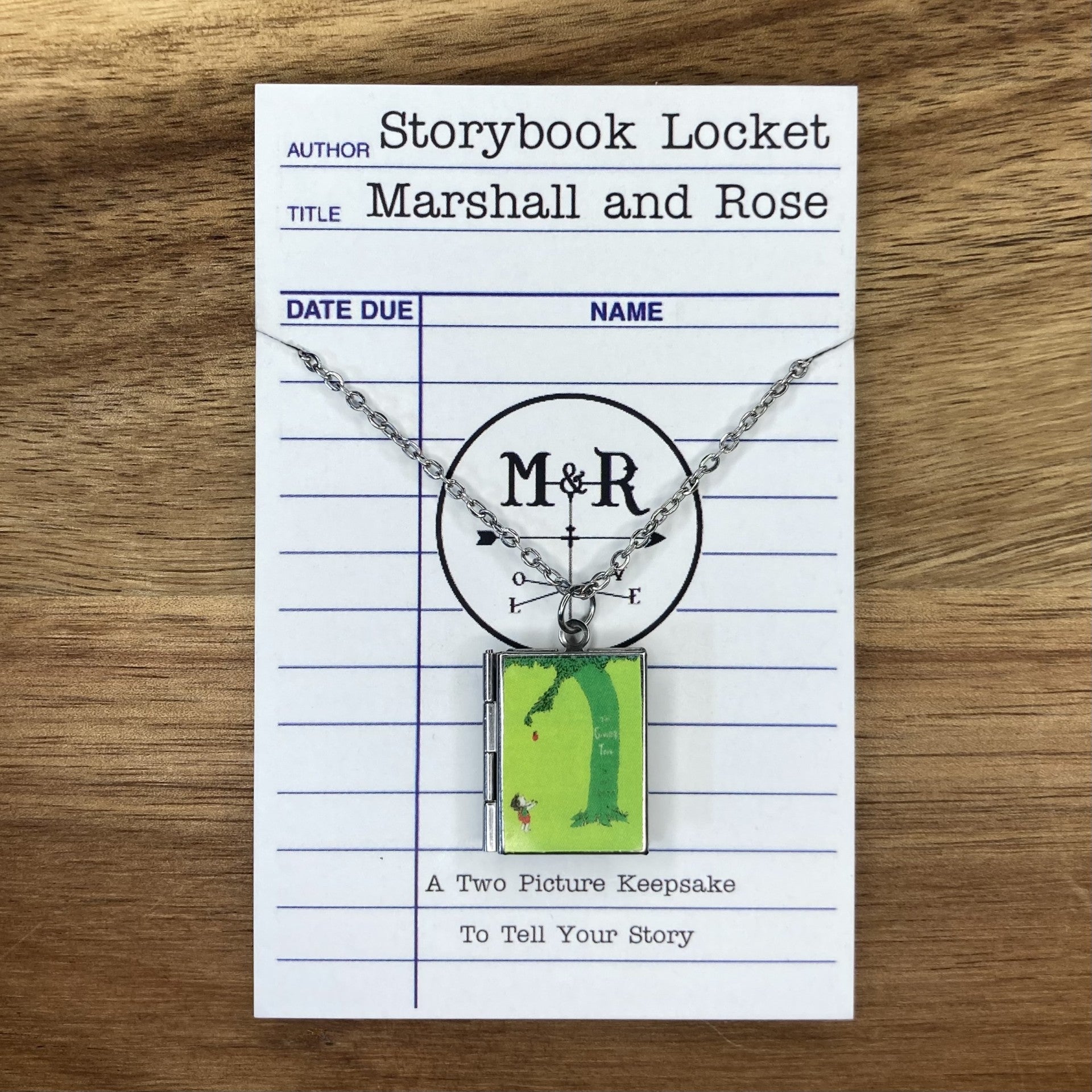 The Giving Tree Storybook Locket Necklace