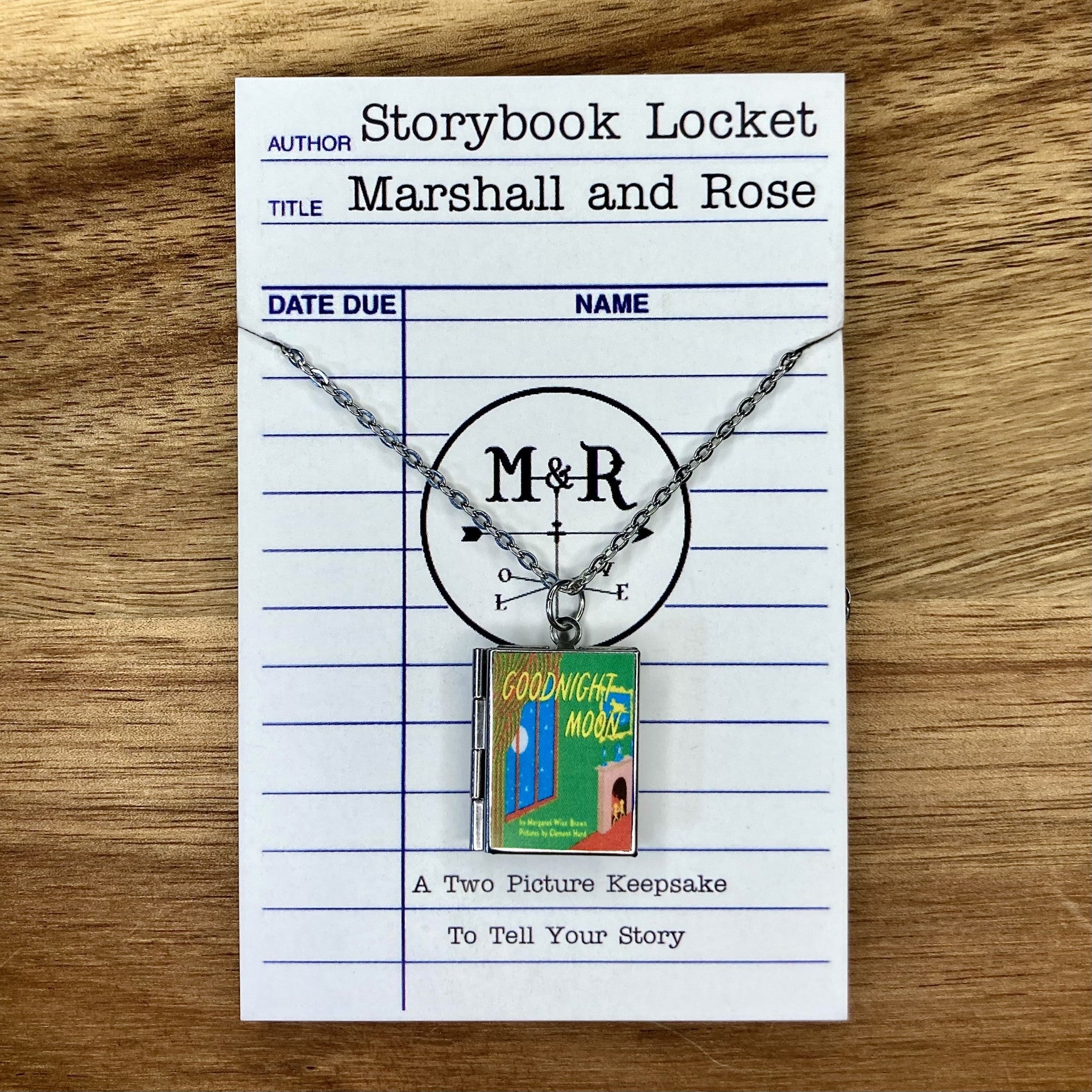 Goodnight Moon Storybook Locket Necklace