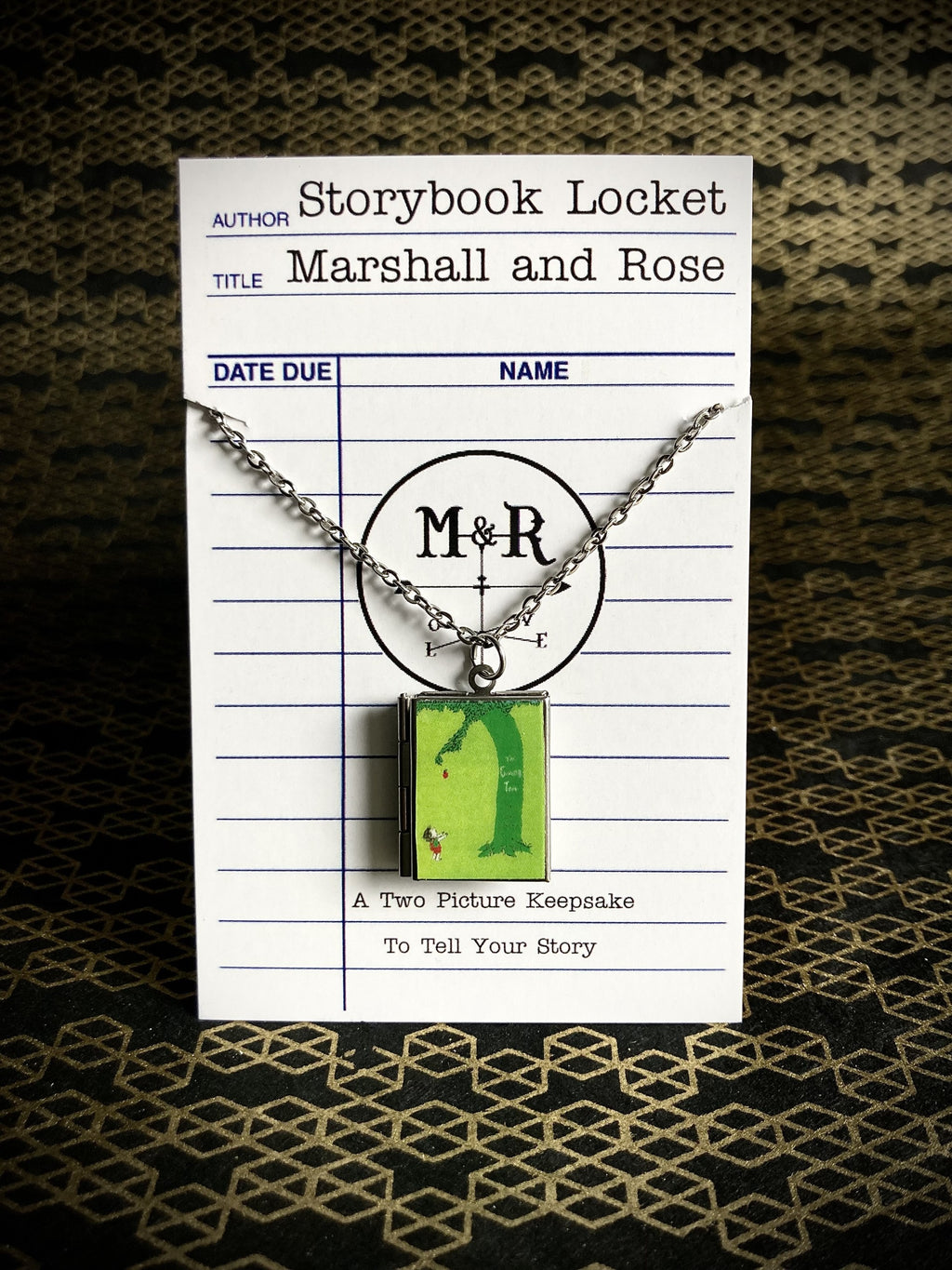 The Giving Tree Storybook Locket Necklace