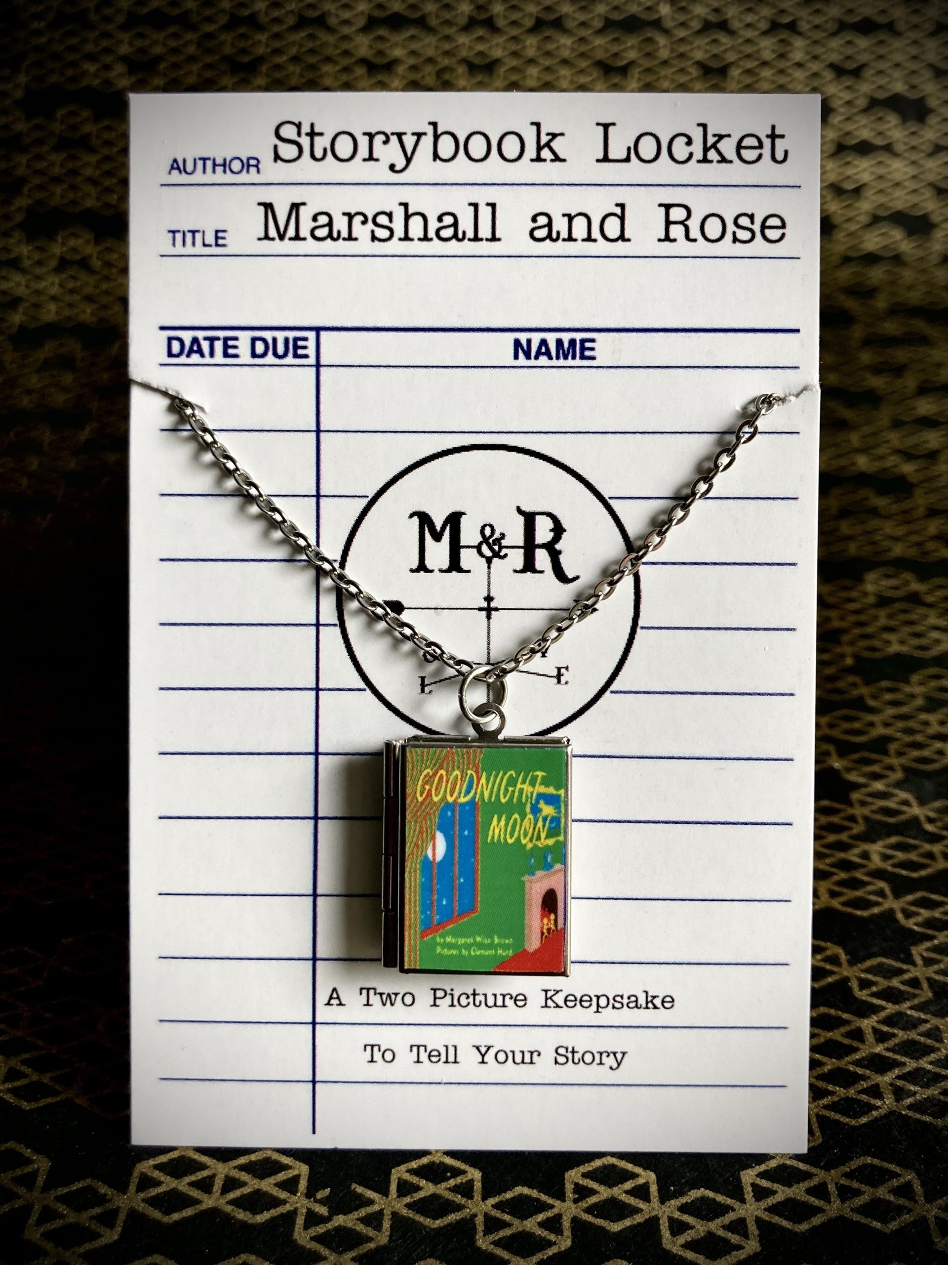 Goodnight Moon Storybook Locket Necklace